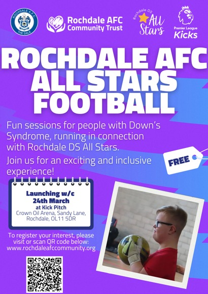 Rochdale afc all stars football 2