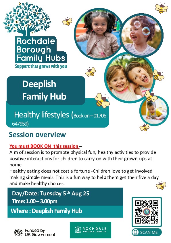 Flyer for cooking session at deeplish fh 050825